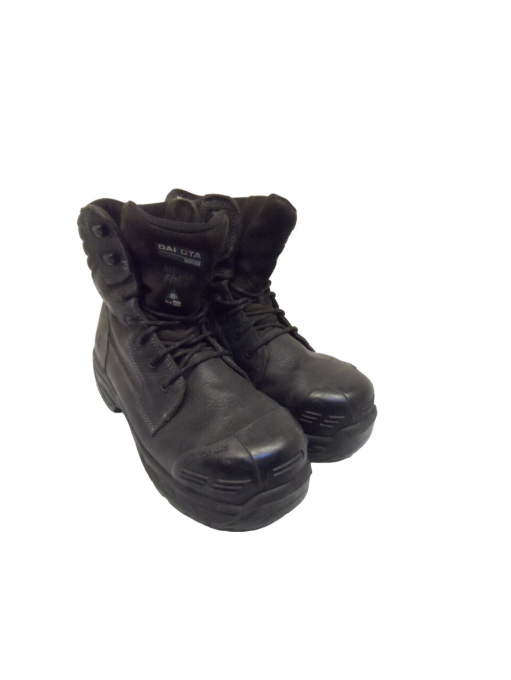 DAKOTA Men's 6" 8415 Composite Toe Int. Metguard Work Boots Black Size 12M